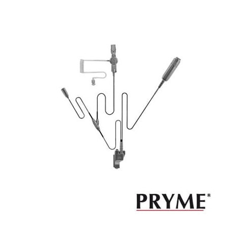 Micrófono - Audífono de solapa de 3 cables para KENWOOD Serie G/ 3230/