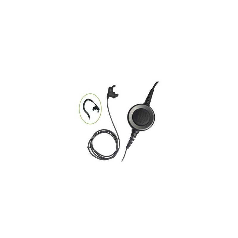 Micrófono y  audífono interconstruido en auricular  con PTT grande par