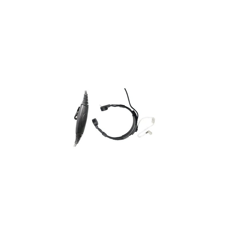Micrófono de uso rudo de garganta para radios Kenwood TK3230/3000/3402