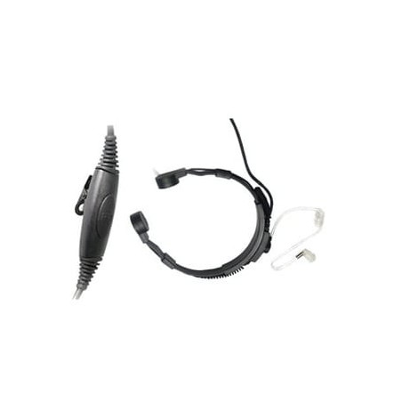 Micrófono de uso rudo de garganta para radios Kenwood TK3230/3000/3402