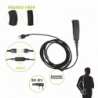 Cable para Micrófono audífono SNAP intercambiable con conector para Ra