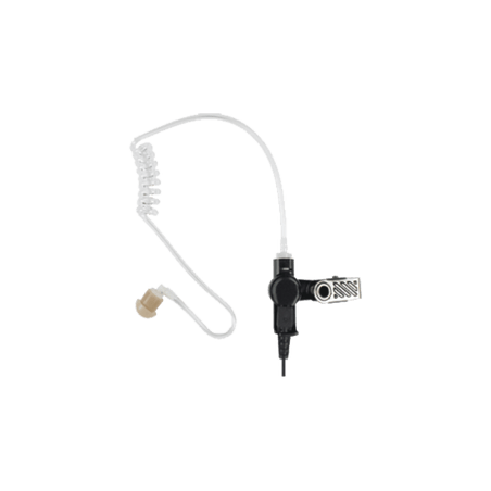 Medium Duty Surveillance Earphone: LISTEN ONLY acoustic tube earphone