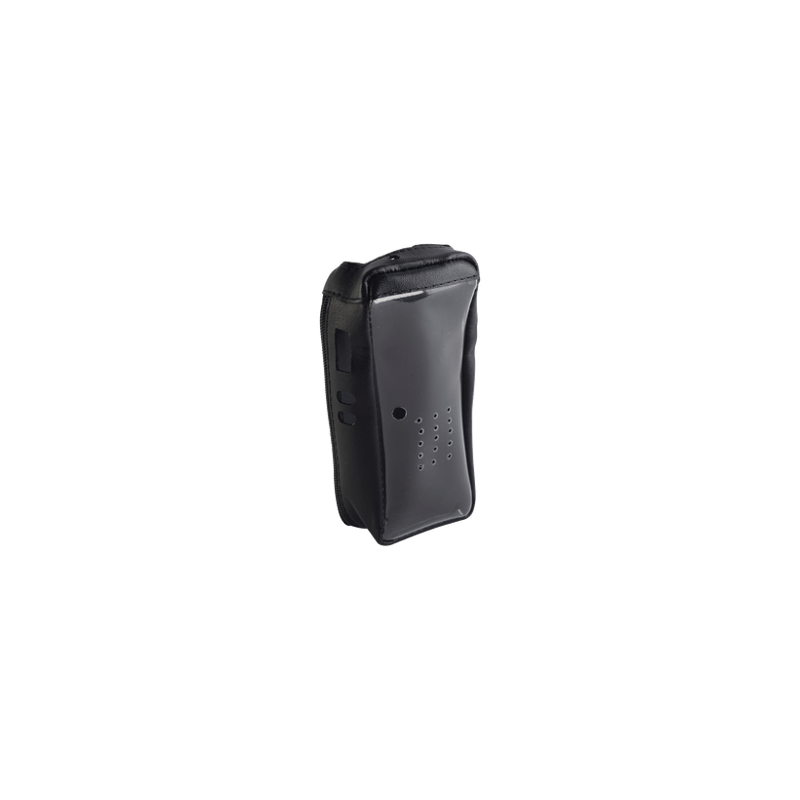 Funda de piel reforzada con visor frontal transparente, para radios NX
