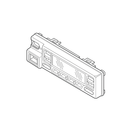 Reemplazo para la Tapa Frontal para Radios Móvil Kenwood Modelos TK-78