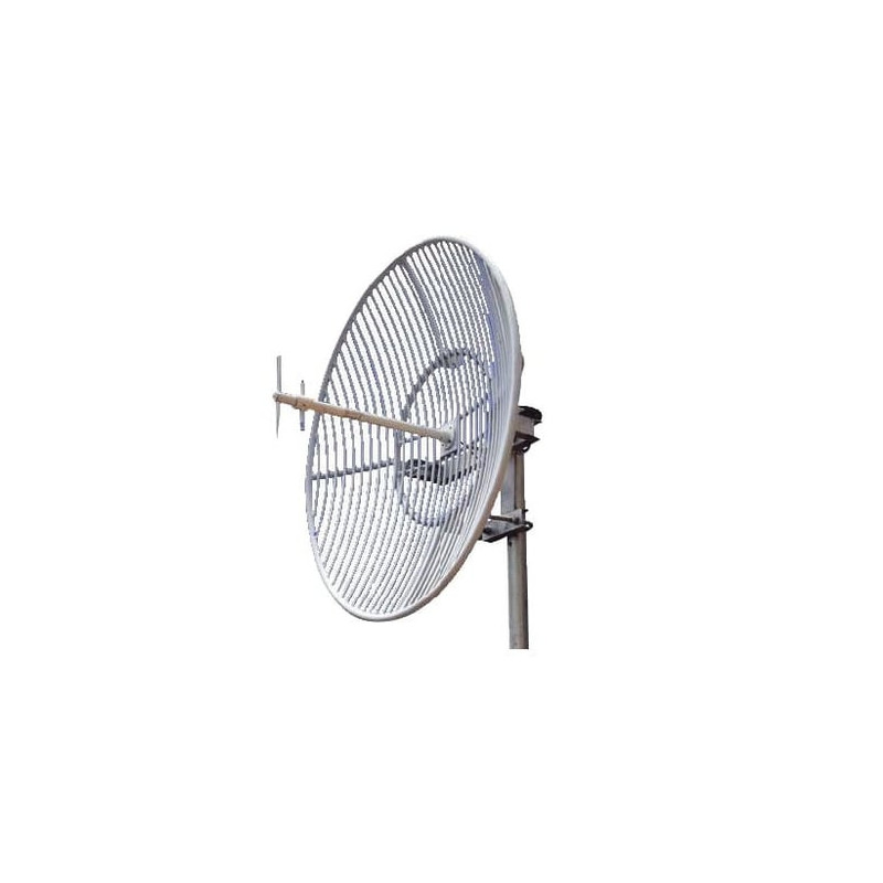Antena Parabólica de Rejilla  824-960 MHz  23 dBi de Ganancia  Cubre m