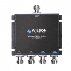 Divisor de potencia de 4 salidas, 50 Ohm, 600-4000MHz con conectores N