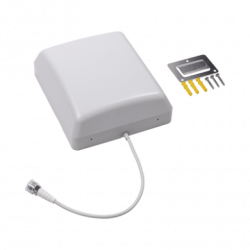 Antena Tipo Panel Multibanda 600-960 MHz/ 1425-4700 MHz. Para interior