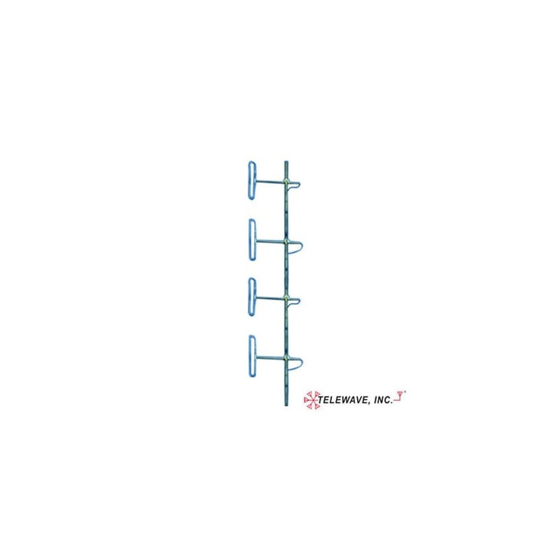 Antena Base VHF, de 4 Dipolos, rango de frecuencia 138 - 174 MHz.