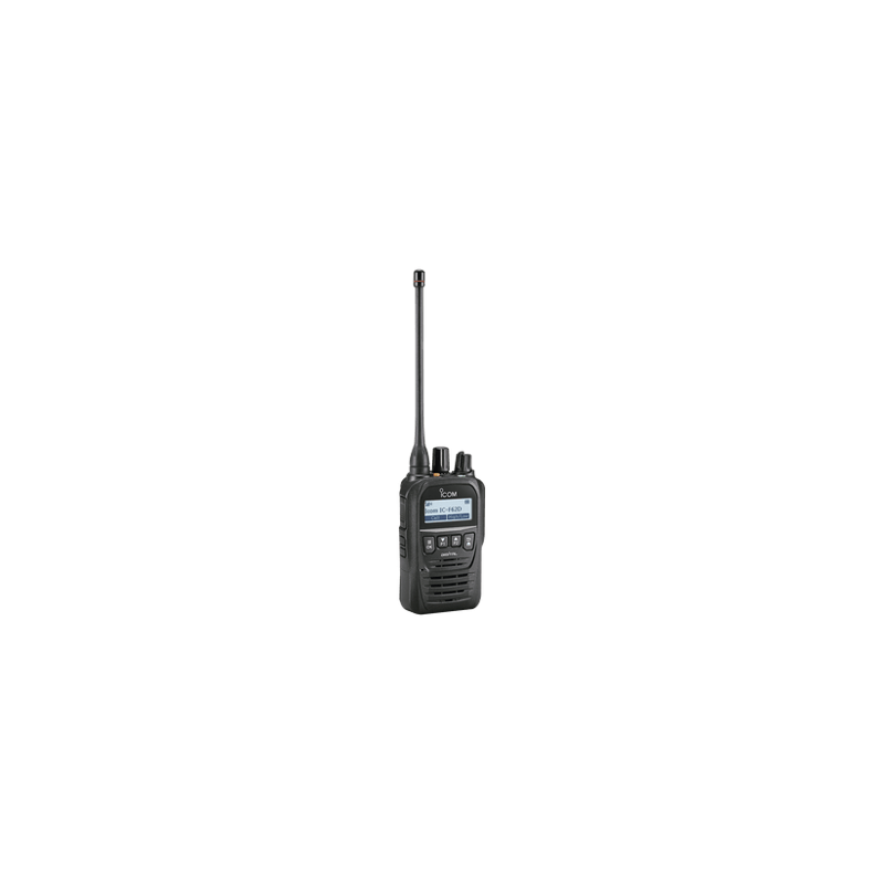 Radio digital NXDN con pantalla, en banda de UHF, rango de frecuencia
