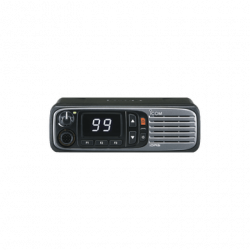 Radio móvil digital con pantalla numérica, en rango de 136-174MHz, de
