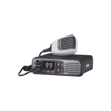 Radio móvil digital con pantalla numérica, en rango de 380-470MHz, de