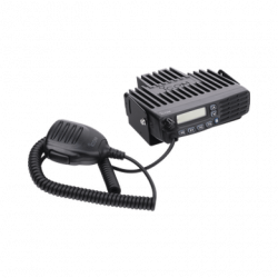 Radio móvil digital NXDN con Pantalla, 45 W, 400-470MHz, 128 canales,