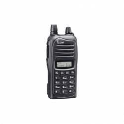 Radio portátil analógico, 5W de potencia, 128 canales, pantalla alfanu