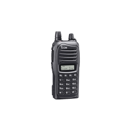 Radio portátil analógico, 5W de potencia, 128 canales, pantalla alfanu