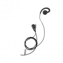 Micrófono de solapa con audífono ajustable al oído para Radios TE320 /