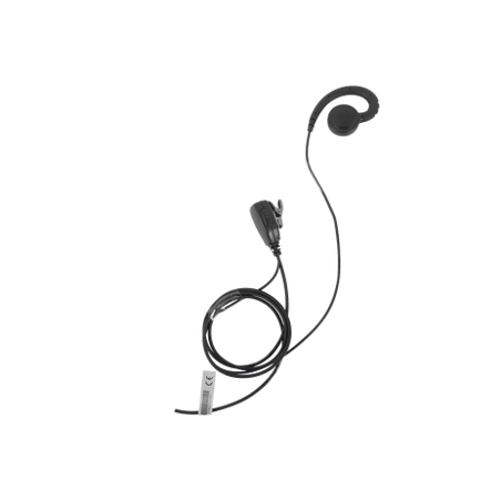 Micrófono de solapa con audífono ajustable al oído para Radios TE320 /