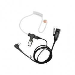 MICRÓFONO DE SOLAPA CON AUDÍFONO DISCRETO CON CABLE D/FIBRA TRENZADA U