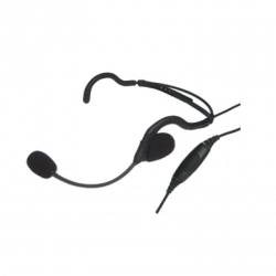 Diadema por detrás de la cabeza con boom flexible para HYTERA PD-706/P
