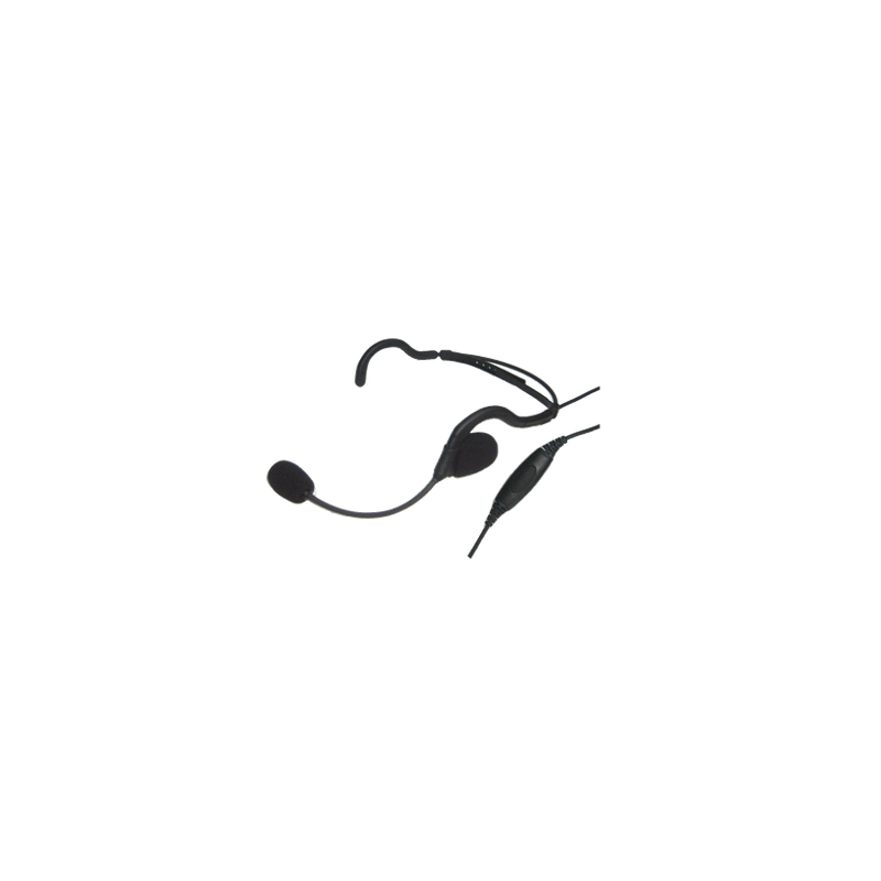 Diadema por detrás de la cabeza con boom flexible para HYTERA PD-706/P