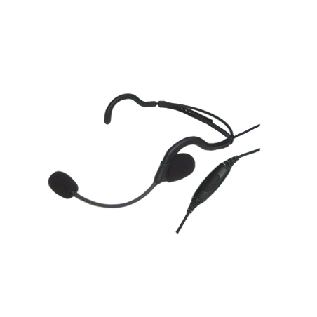 Diadema por detrás de la cabeza con boom flexible para HYTERA PD-706/P