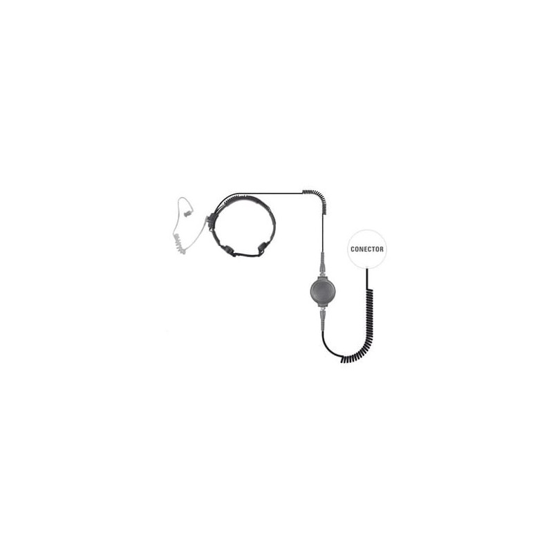 MICRÓFONO DE GARGANTA DE USO RUDO PARA HYTERA PD-702/ PD-706/ PD-782/