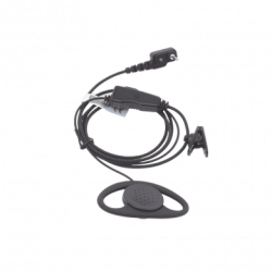 (PTE-160N H04) Mic de solapa con auricular de gancho de HYTERA TC320/1