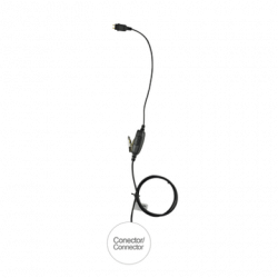 Micrófono de 1 cable serie LOC para Motorola EP350/450/450S, MAGONE, M