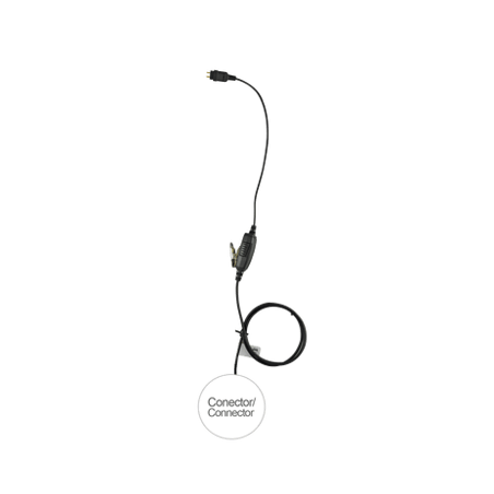 Micrófono de 1 cable serie LOC para Motorola EP350/450/450S, MAGONE, M