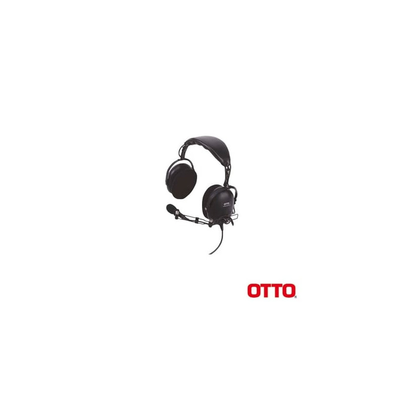 Diadema Heavy Duty sobre la cabeza para Motorola EP350/450/450S, MAGON