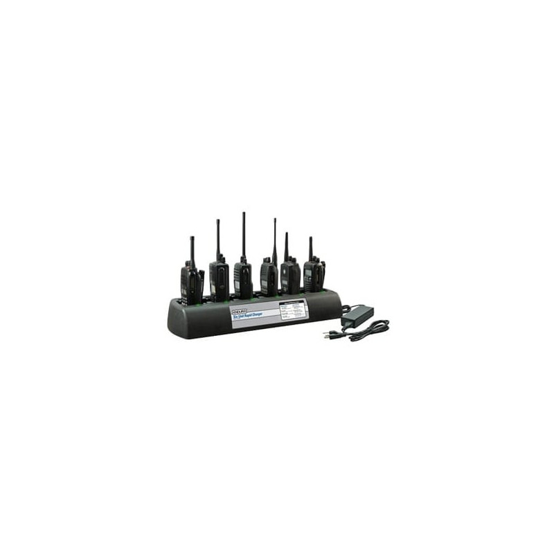Multicargador Endura para 6 radios HYT TC508/518/580, para baterías de