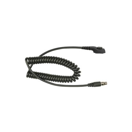 Cable para auricular HDS-EMB con atenuación de ruido para radios HYTER