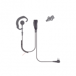 Micrófono de solapa de gancho suave para radios  HYT TC-508, TC-518, T
