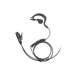 Micrófono de Solapa con Audífono Ajustable al oído. Para HYT TC-700,TC