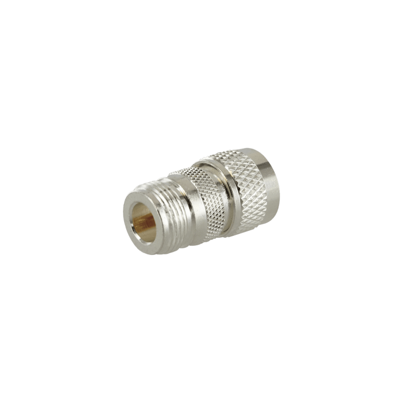 Adaptador en Línea de Conector N Hembra a UHF Macho (PL-259), Plata/ O