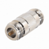 Adaptador Barril en Linea para 50 Ohm, de Conector N Hembra a N Hembra