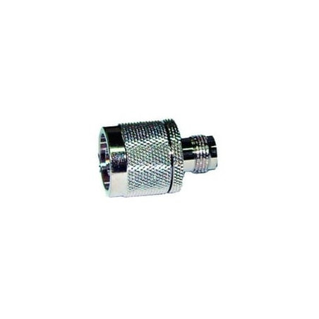 Adaptador en Línea de Conector TNC Hembra a N Macho, Níquel/ Oro/ Tefl