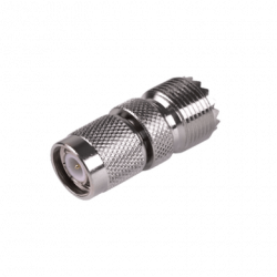 Adaptador en Línea de Conector TNC Macho a Conector UHF Hembra (SO-239