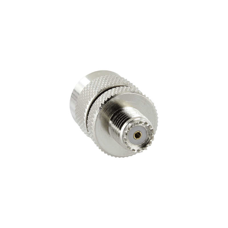 Adaptador en Línea de Conector Mini UHF Hembra a UHF Macho (PL-259), N