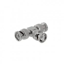 Adaptador de Triple conectores BNC macho para uso en sistemas de video