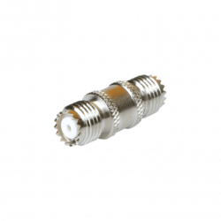 Adaptador Barril en Línea, de Conector Mini-UHF Hembra a Mini-UHF Hemb