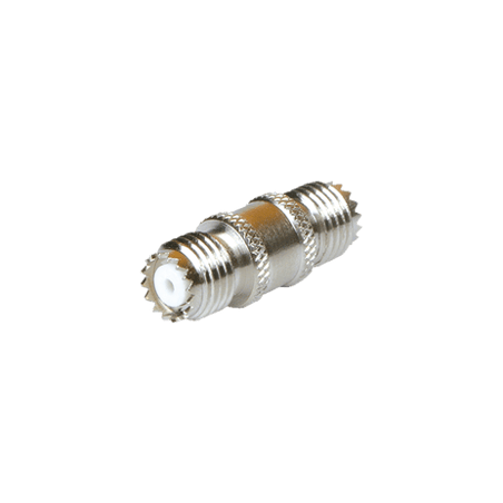 Adaptador Barril en Línea, de Conector Mini-UHF Hembra a Mini-UHF Hemb