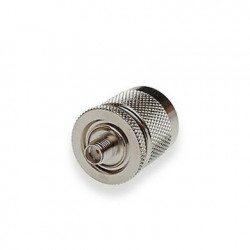 Adaptador en Línea de Conector SMA Hembra a N Macho, Níquel/ Oro/ Tefl