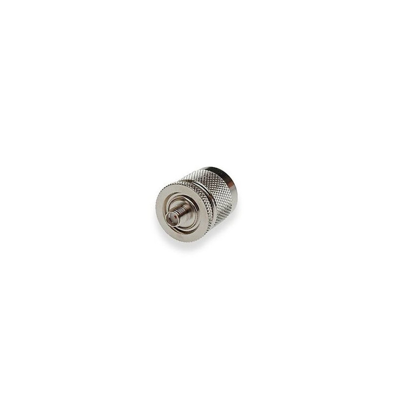 Adaptador en Línea de Conector SMA Hembra a N Macho, Níquel/ Oro/ Tefl