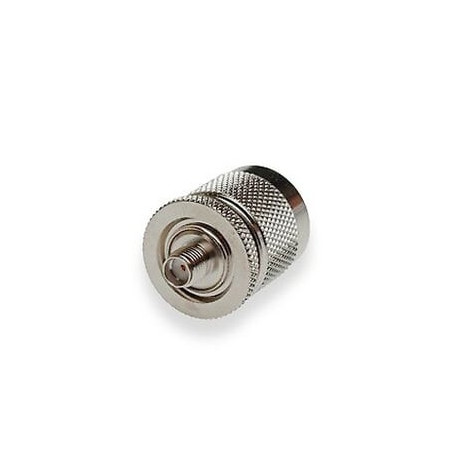 Adaptador en Línea de Conector SMA Hembra a N Macho, Níquel/ Oro/ Tefl
