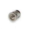 Adaptador en Línea de Conector SMA Hembra a N Macho, Níquel/ Oro/ Tefl