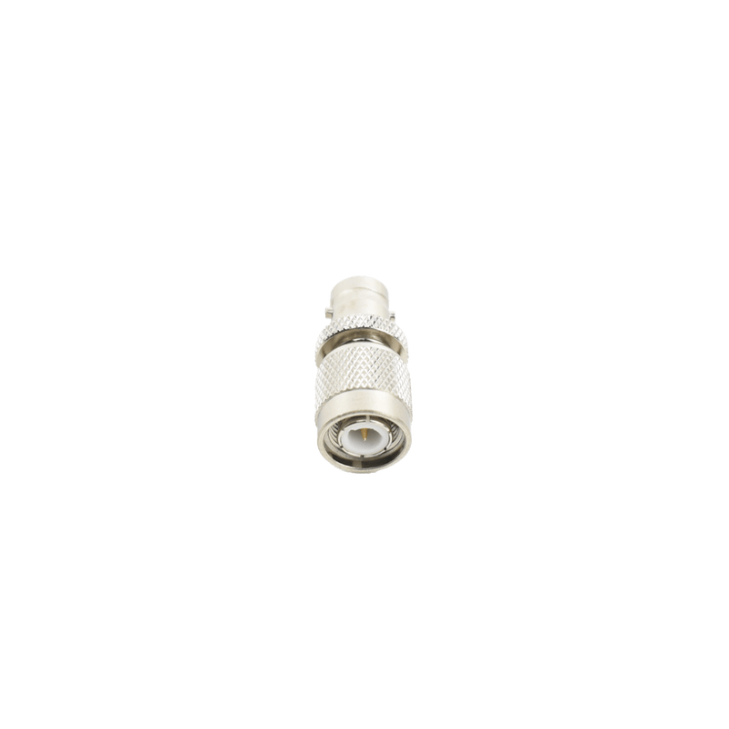 Adaptador en Línea, de Conector TNC Macho a BNC Hembra, Níquel /Oro /T