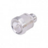 Adaptador en Línea de Conector DIN 7-16 Hembra a N Hembra, Plata / Pla