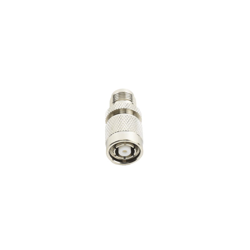 Adaptador en Línea, de Conector TNC Macho Inverso a TNC Hembra, Nquel/
