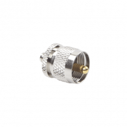 Adaptador en Línea de Conector SMA Hembra a UHF Macho (PL-259), Níquel