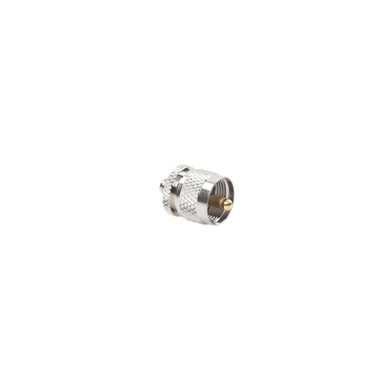Adaptador en Línea de Conector SMA Hembra a UHF Macho (PL-259), Níquel
